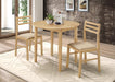 Bucknell 3-piece Dining Set with Drop Leaf Natural and Tan - Imperial Furniture (Las Vegas, NV) - Multi Location