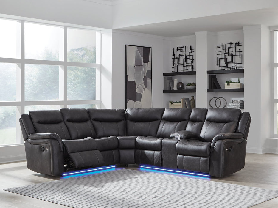 Sultan Meadow Reclining Sectional - Imperial Furniture (Las Vegas, NV) - Multi Location