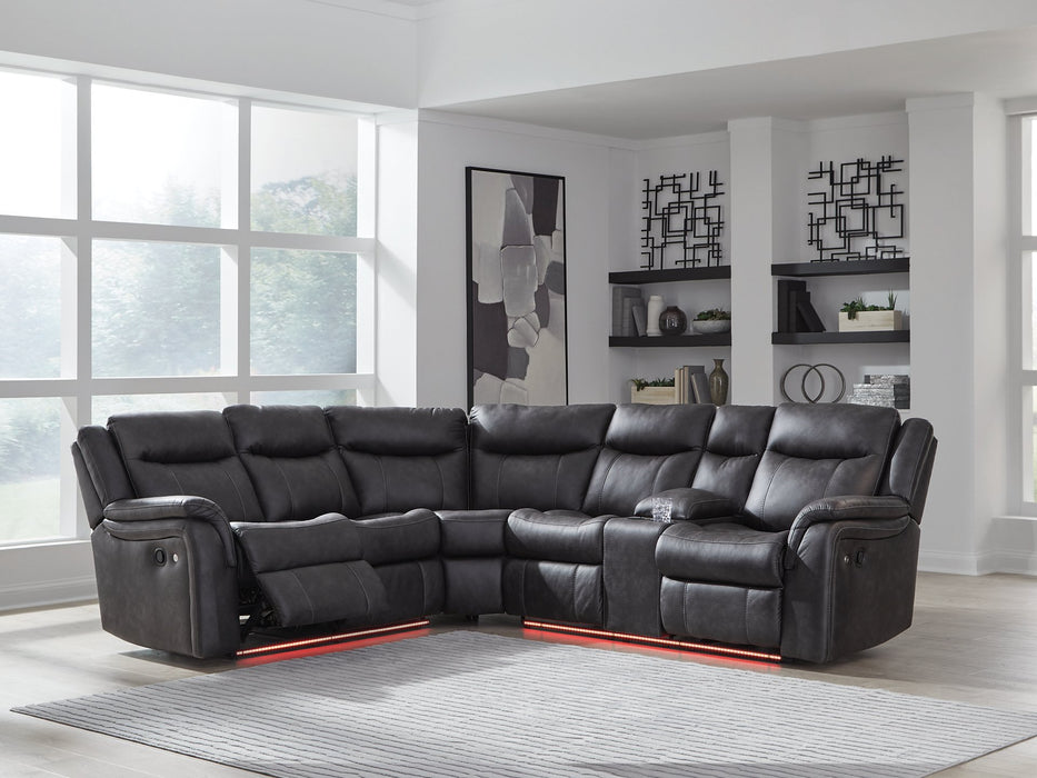 Sultan Meadow Reclining Sectional - Imperial Furniture (Las Vegas, NV) - Multi Location