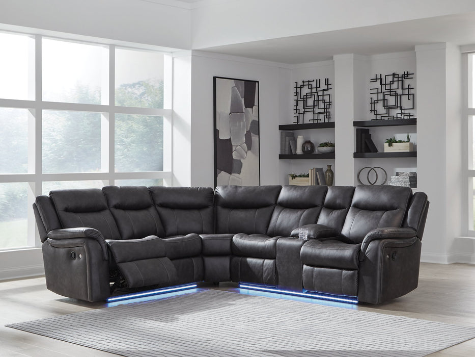 Sultan Meadow Reclining Sectional - Imperial Furniture (Las Vegas, NV) - Multi Location