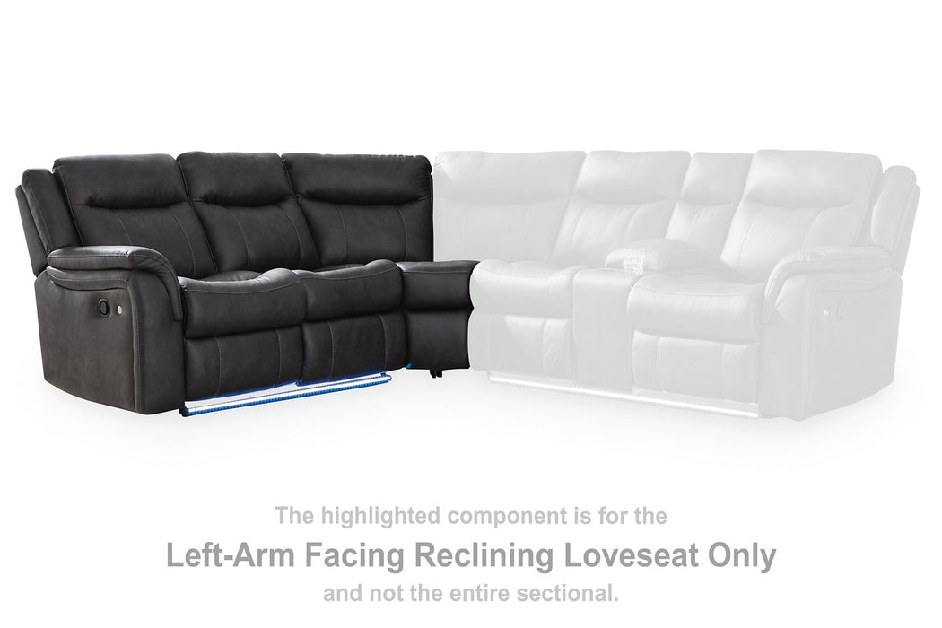 Sultan Meadow Reclining Sectional - Imperial Furniture (Las Vegas, NV) - Multi Location