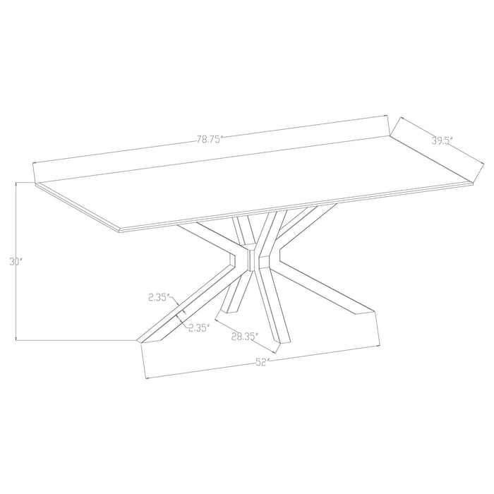 Venera Dining Table - Imperial Furniture (Las Vegas, NV) - Multi Location
