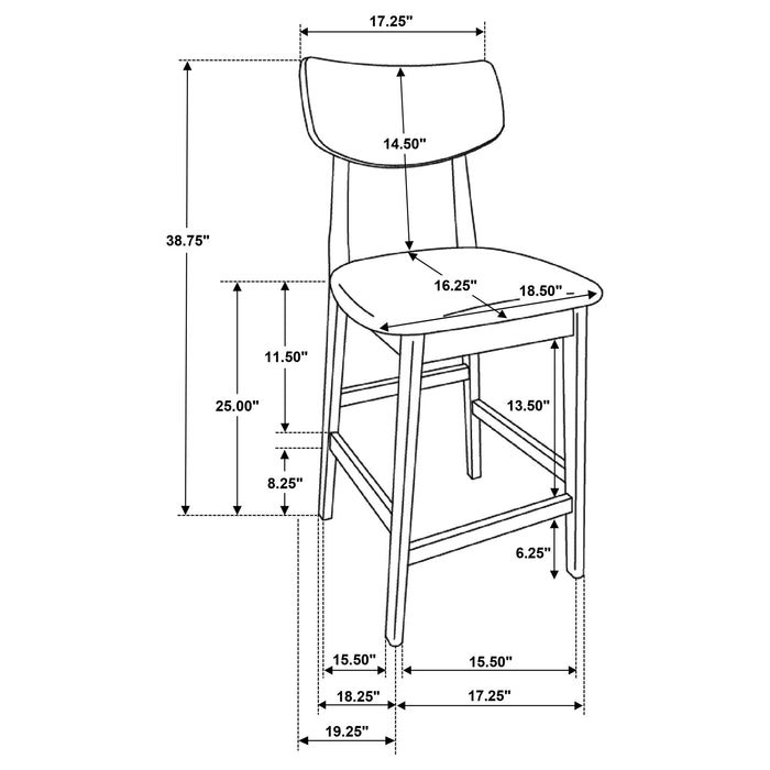 Robbie 5 Pc Counter Height Dining Set - Imperial Furniture (Las Vegas, NV) - Multi Location