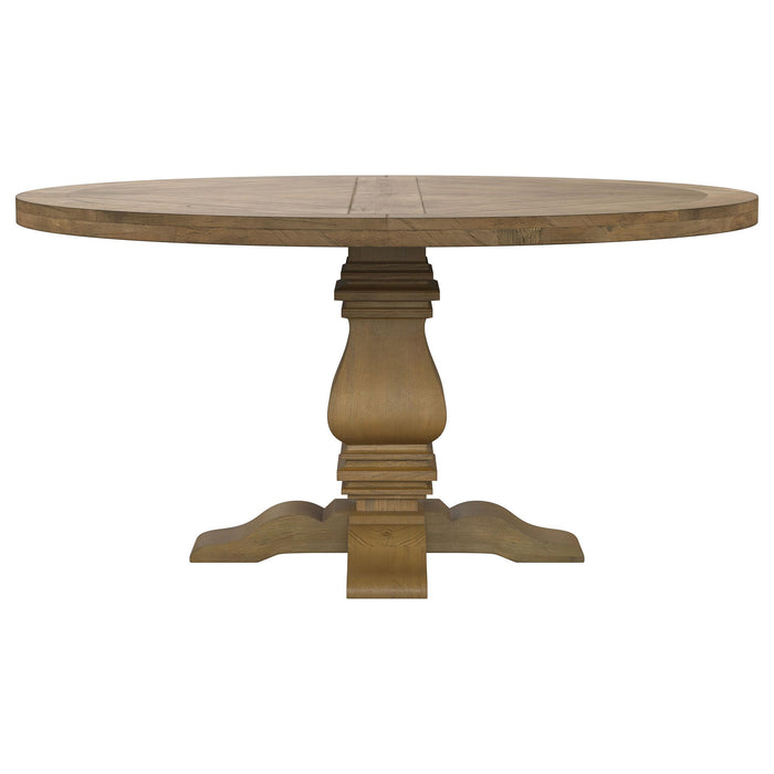 Florence 5-piece Round Dining Table Set Rustic Honey - Imperial Furniture (Las Vegas, NV) - Multi Location