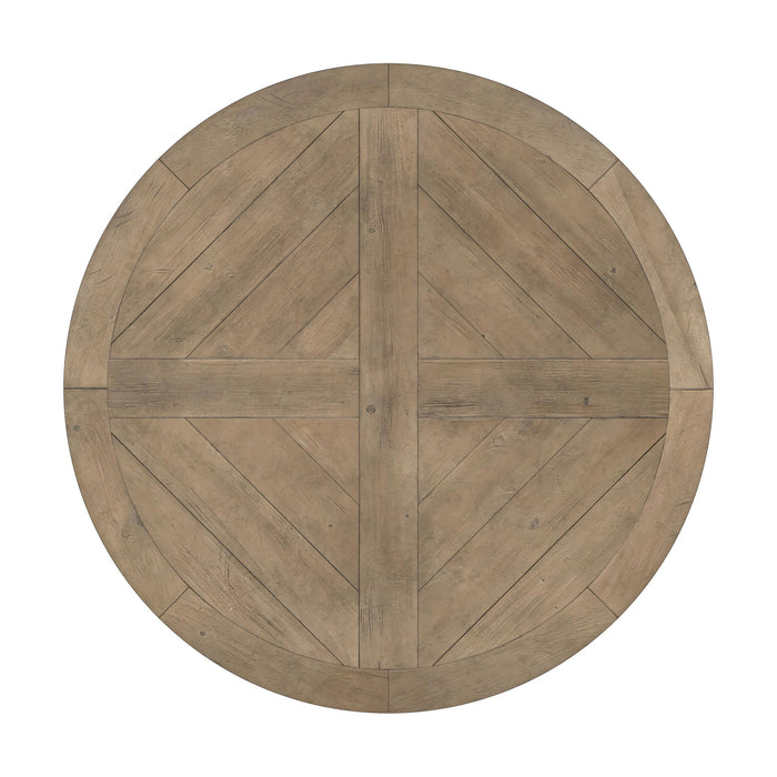 Florence 5-piece Round Dining Table Set Rustic Honey - Imperial Furniture (Las Vegas, NV) - Multi Location
