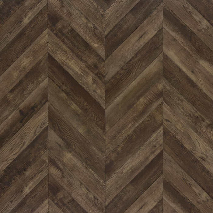 Mendoza 2-door Wine Cabinet Rustic Oak Herringbone and Gunmetal - Imperial Furniture (Las Vegas, NV) - Multi Location