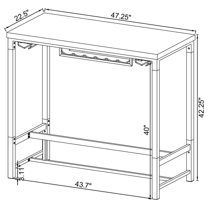 Norcrest Bar Table - Imperial Furniture (Las Vegas, NV) - Multi Location