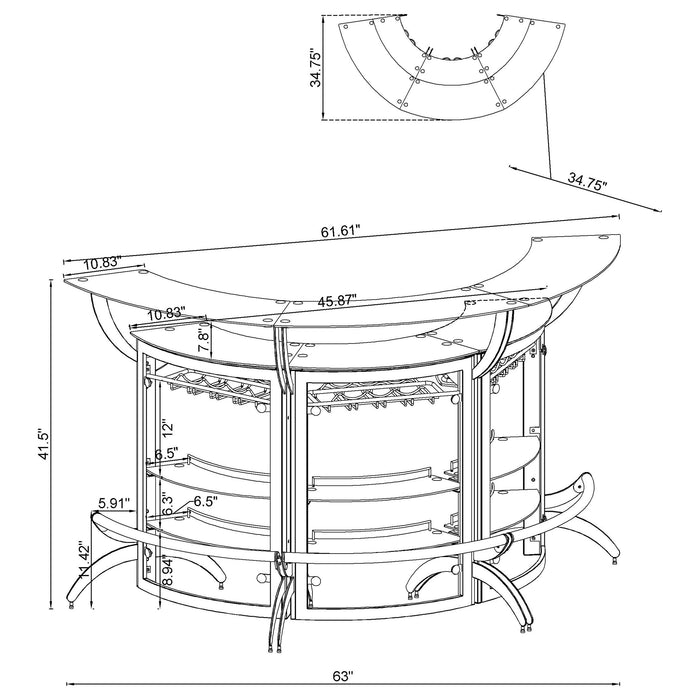 Dallas Home Bars - Imperial Furniture (Las Vegas, NV) - Multi Location