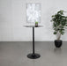 Keanu Pedestal Cloud-Shaped Top Bar Table Black - Imperial Furniture (Las Vegas, NV) - Multi Location