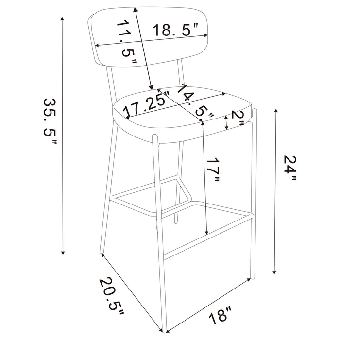 Elison Counter Stool - Imperial Furniture (Las Vegas, NV) - Multi Location