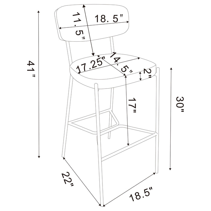 Elison Bar Stool - Imperial Furniture (Las Vegas, NV) - Multi Location