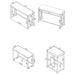 Jackson 4 Pc Counter Height Dining Set - Imperial Furniture (Las Vegas, NV) - Multi Location