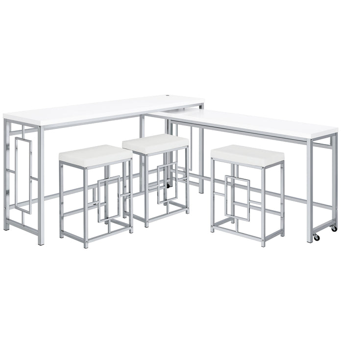 Jackson 5 Pc Counter Height Dining Set - Imperial Furniture (Las Vegas, NV) - Multi Location