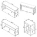 Jackson 5 Pc Counter Height Dining Set - Imperial Furniture (Las Vegas, NV) - Multi Location