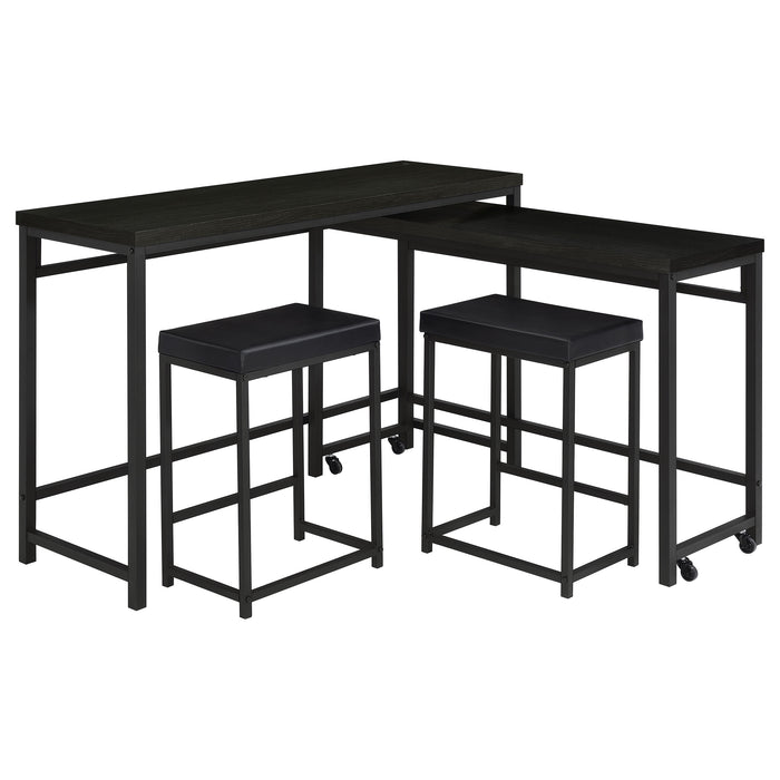 Hawes 4 Pc Counter Height Dining Set - Imperial Furniture (Las Vegas, NV) - Multi Location