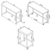 Hawes 4 Pc Counter Height Dining Set - Imperial Furniture (Las Vegas, NV) - Multi Location