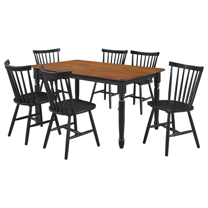 Hollyoak 7 Pc Dining Set - Imperial Furniture (Las Vegas, NV) - Multi Location