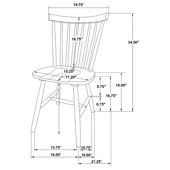 Hollyoak 7 Pc Dining Set - Imperial Furniture (Las Vegas, NV) - Multi Location