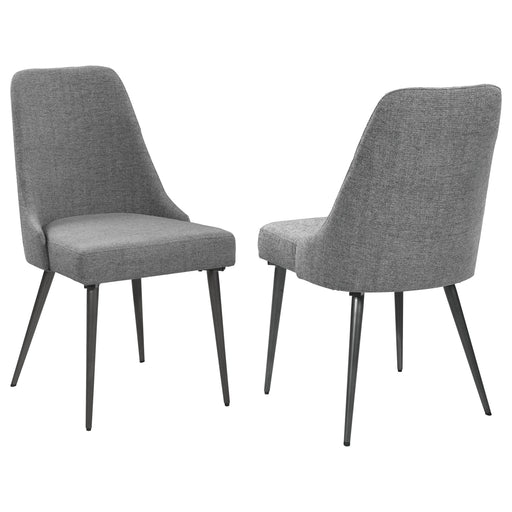 Alan Upholstered Dining Chairs Grey (Set of 2) - Imperial Furniture (Las Vegas, NV) - Multi Location