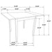 Kelso 5 Pc Dining Sets - Imperial Furniture (Las Vegas, NV) - Multi Location