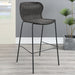 Mckinley Upholstered Bar Stools with Footrest (Set of 2) Brown and Sandy Black - Imperial Furniture (Las Vegas, NV) - Multi Location