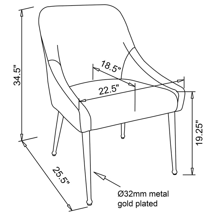 Mayette Side Chair - Imperial Furniture (Las Vegas, NV) - Multi Location