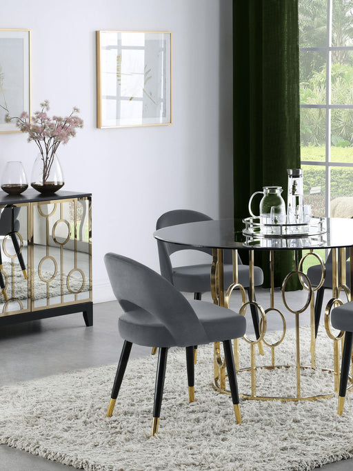 Lindsey Arched Back Upholstered Side Chairs Grey (Set of 2) - Imperial Furniture (Las Vegas, NV) - Multi Location