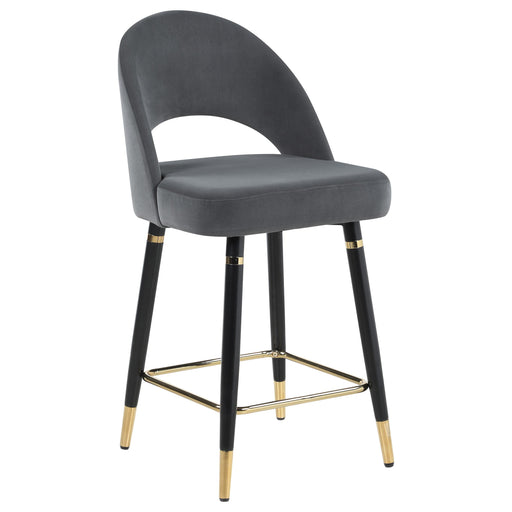 Lindsey Arched Back Upholstered Counter Height Stools Grey (Set of 2) - Imperial Furniture (Las Vegas, NV) - Multi Location
