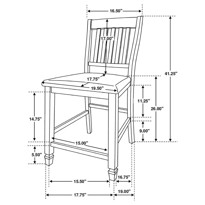Sarasota Counter Height Dining Sets - Imperial Furniture (Las Vegas, NV) - Multi Location