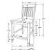 Sarasota Counter Height Dining Sets - Imperial Furniture (Las Vegas, NV) - Multi Location