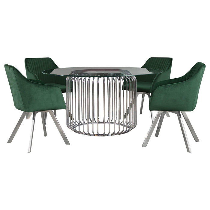 Veena 5 Pc Dining Set - Imperial Furniture (Las Vegas, NV) - Multi Location