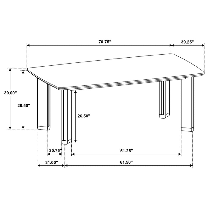 Ottowa Dining Tables Squre - Imperial Furniture (Las Vegas, NV) - Multi Location