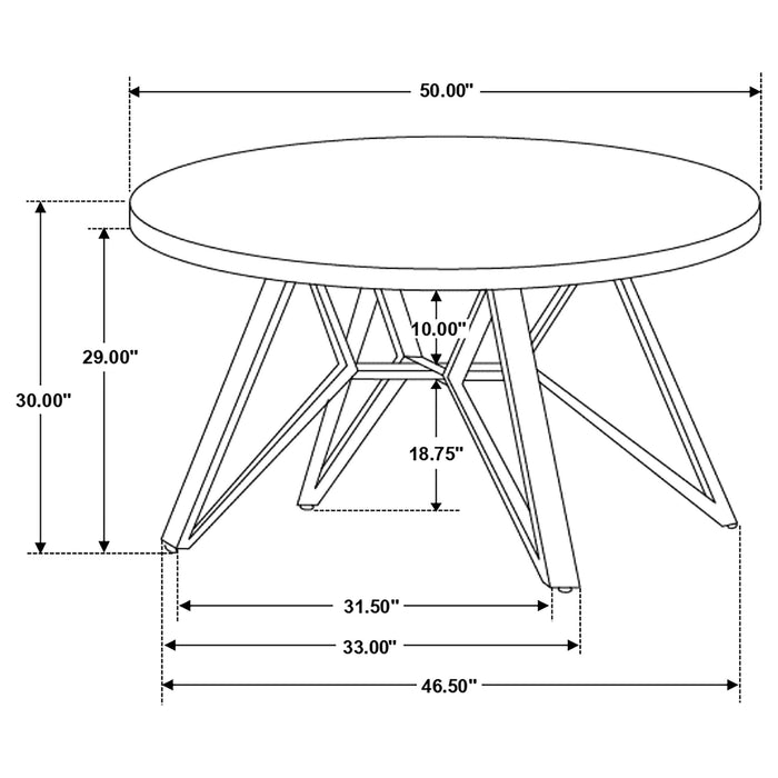 Neil 5 Pc Dining Sets - Imperial Furniture (Las Vegas, NV) - Multi Location