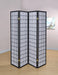 Roberto 4-panel Folding Screen Black and White - Imperial Furniture (Las Vegas, NV) - Multi Location