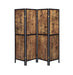 Deepika 4-panel Folding Screen Antique Nutmeg and Black - Imperial Furniture (Las Vegas, NV) - Multi Location