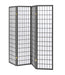 Roberto 4-panel Folding Screen Dark Grey and White - Imperial Furniture (Las Vegas, NV) - Multi Location