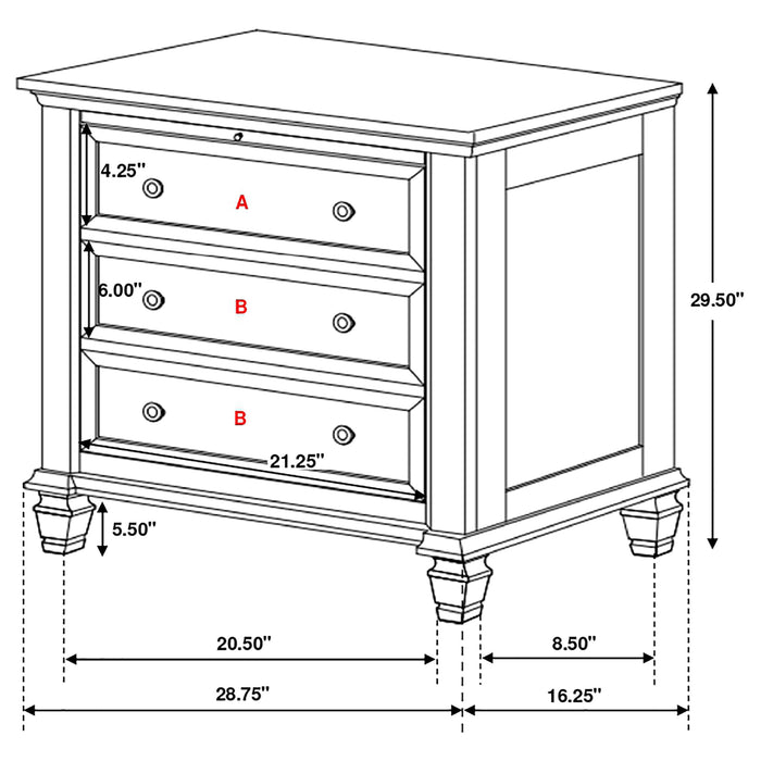 Sandy Beach 4 & 5 Piece Pc Bedroom Set Cal.King & E.King - Imperial Furniture (Las Vegas, NV) - Multi Location