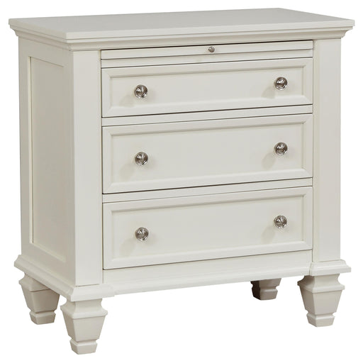 Sandy Beach 3-drawer Nightstand Cream White - Imperial Furniture (Las Vegas, NV) - Multi Location