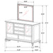 Sandy Beach Dresser With Mirror - Imperial Furniture (Las Vegas, NV) - Multi Location