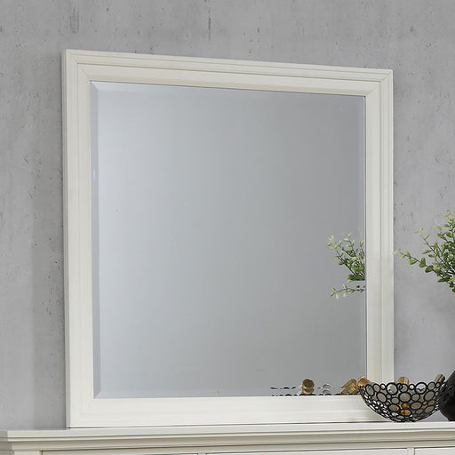 Sandy Beach Rectangular Dresser Mirror Cream White - Imperial Furniture (Las Vegas, NV) - Multi Location