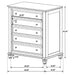 Sandy Beach Chest of Drawers - Imperial Furniture (Las Vegas, NV) - Multi Location