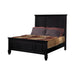 Sandy Beach Queen & E.King Panel Bed with High Headboard Black & White - Imperial Furniture (Las Vegas, NV) - Multi Location