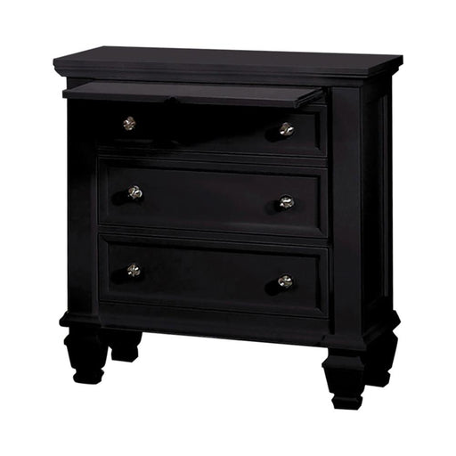 Sandy Beach 3-drawer Nightstand Black - Imperial Furniture (Las Vegas, NV) - Multi Location