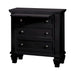 Sandy Beach 3-drawer Nightstand Black - Imperial Furniture (Las Vegas, NV) - Multi Location