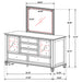 Sandy Beach Dresser With Mirror - Imperial Furniture (Las Vegas, NV) - Multi Location
