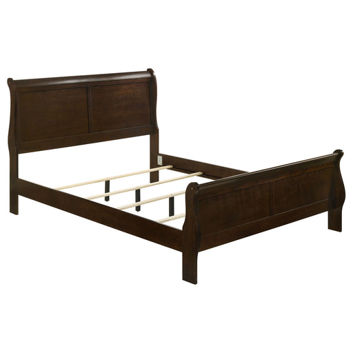 Louis Philippe Sleigh Panel Bed - Imperial Furniture (Las Vegas, NV) - Multi Location