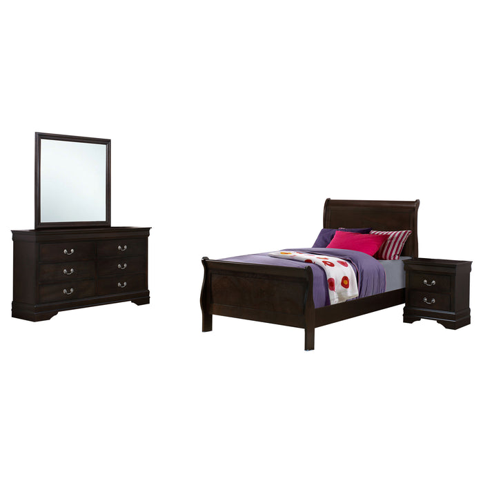 Louis Philippe 4 & 5 Piece Bedroom Sets Twin & Queen - Imperial Furniture (Las Vegas, NV) - Multi Location