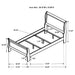 Louis Philippe Queen Beds - Imperial Furniture (Las Vegas, NV) - Multi Location