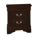 Louis Philippe 2-drawer Nightstand Cappuccino - Imperial Furniture (Las Vegas, NV) - Multi Location