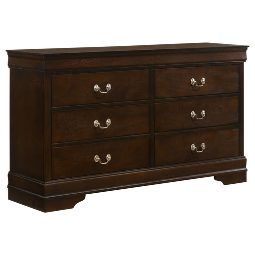 Louis Philippe Dresser Brown - Imperial Furniture (Las Vegas, NV) - Multi Location